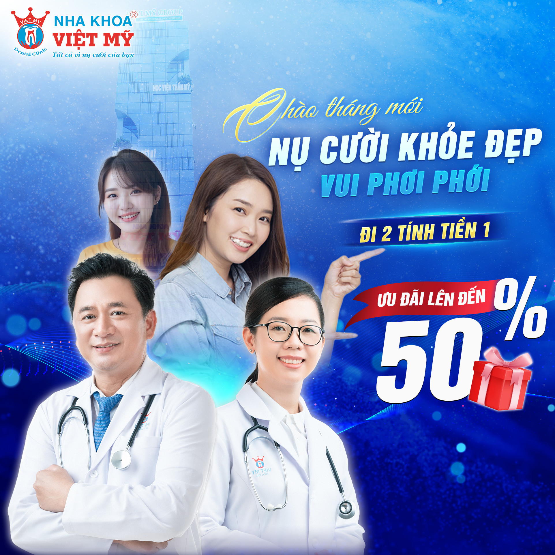 chuong trinh uu đai nha khoa Viet My