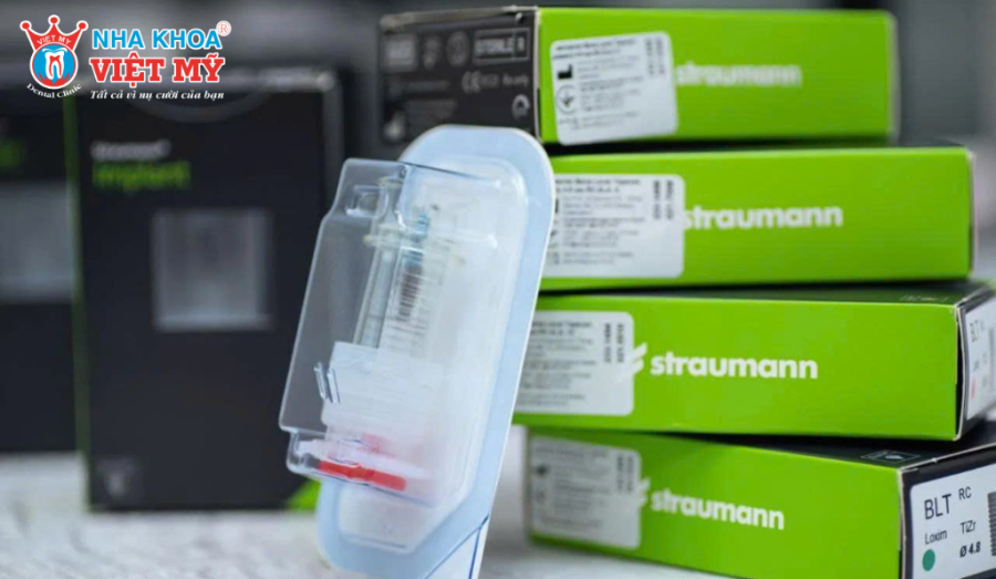 Cấu tạo trụ Implant Straumann gồm Titanium, Roxolid và công nghệ bề mặt SLA – SLActive