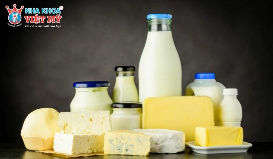 Các sản phẩm từ sữa cung cấp nhiều khoáng chất có lợi cho răng