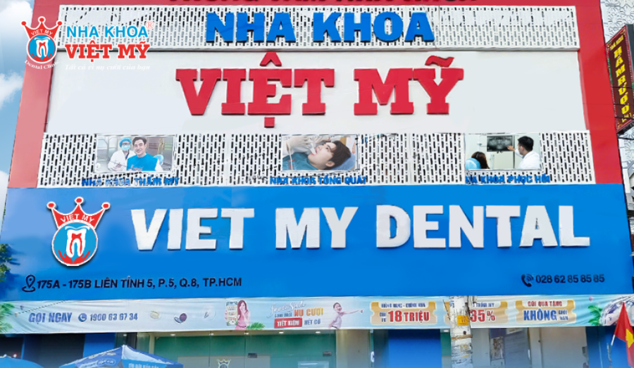 Nha khoa Việt Mỹ địa điểm bọc răng sứ nguyên hàm uy tín tại TPHCM