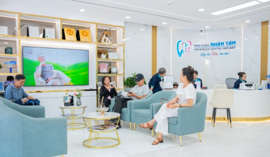 Khu vực chờ tại Nha khoa Nhân Tâm