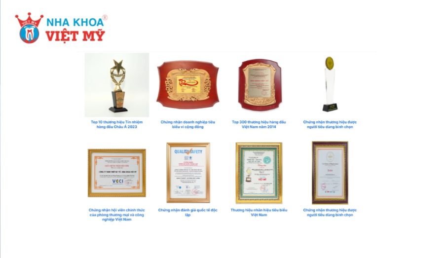 Các cơ sở Nha khoa Việt Mỹ đề được chứng nhận theo chuẩn của Sở Y Tế