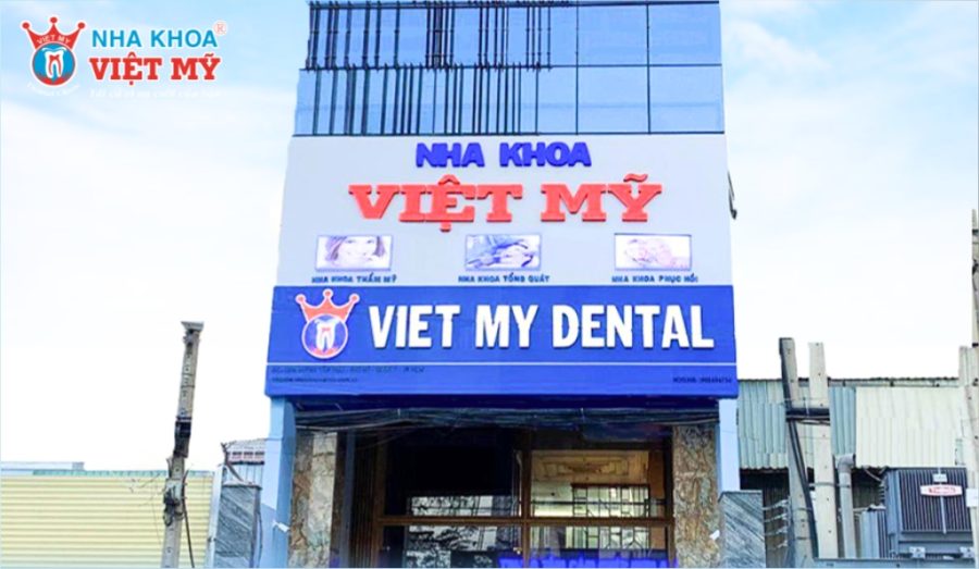 Exterior of Viet My Dental Clinic, emphasizing expertise and transparent pricing