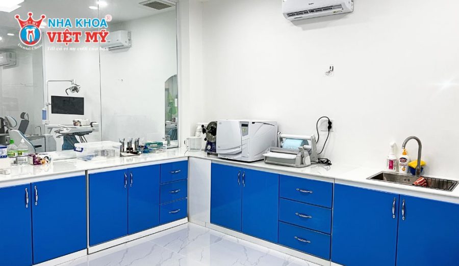 Hệ thống vô trùng được Nha khoa Việt Mỹ đầu tư chỉn chu