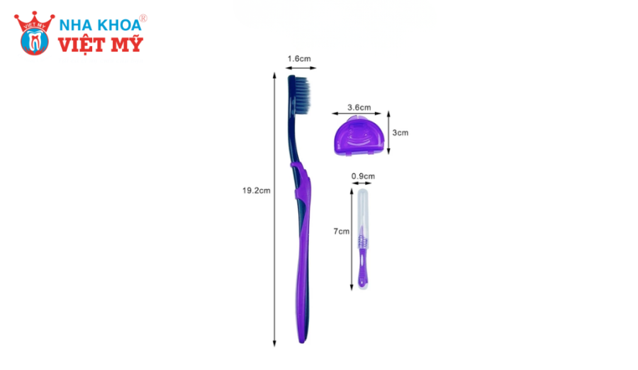 Bàn chải chữ V có thiết kế làm sạch hiệu quả, giảm nguy cơ bong mắc cài