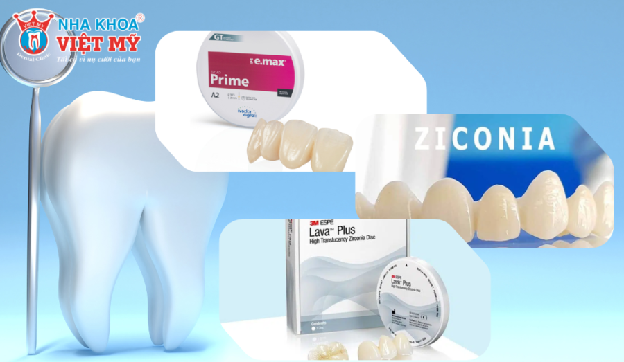 Các dòng răng toàn sứ như Emax, Zirconia, Lava Plus thường được chỉ định khi bọc răng sứ không lấy tủy.