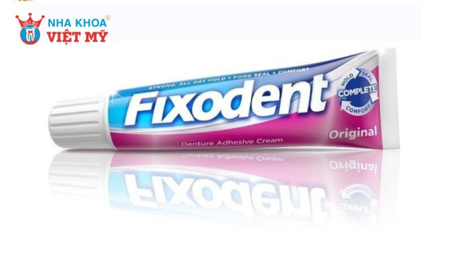 Keo dán răng sứ Fixodent được sử dụng trong các trường hợp răng giả tháo lắp